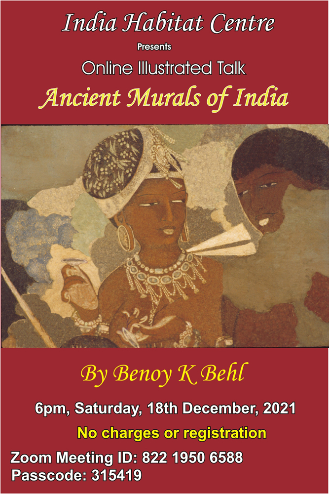 Online event Ancient Murals of India on 18 December 2021 at 1330 hrs